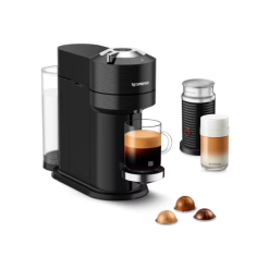 Nespresso RELOVE Vertuo Next Premium Black Chrome Aero3 Bundle - Coffee Machine Bundle