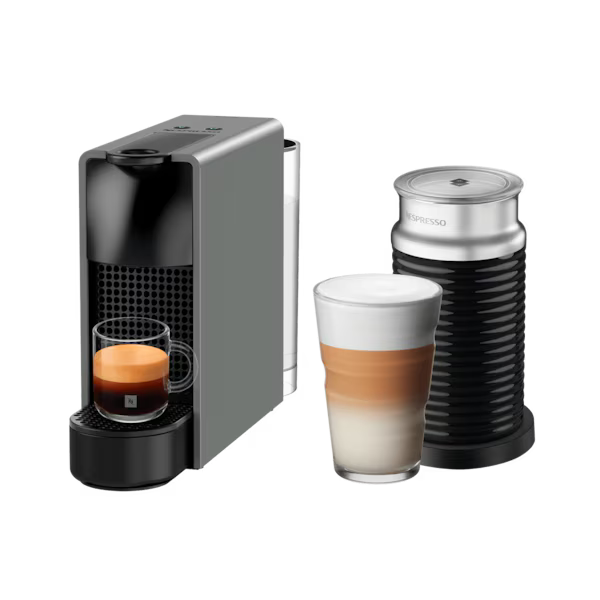 Nespresso Essenza Mini Intense Grey Bundle - Coffee Machine Bundle