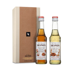 Nespresso Cinnamon Roll And Toffee Nut Flavored Monin Syrup Kit - Coffee Accessories